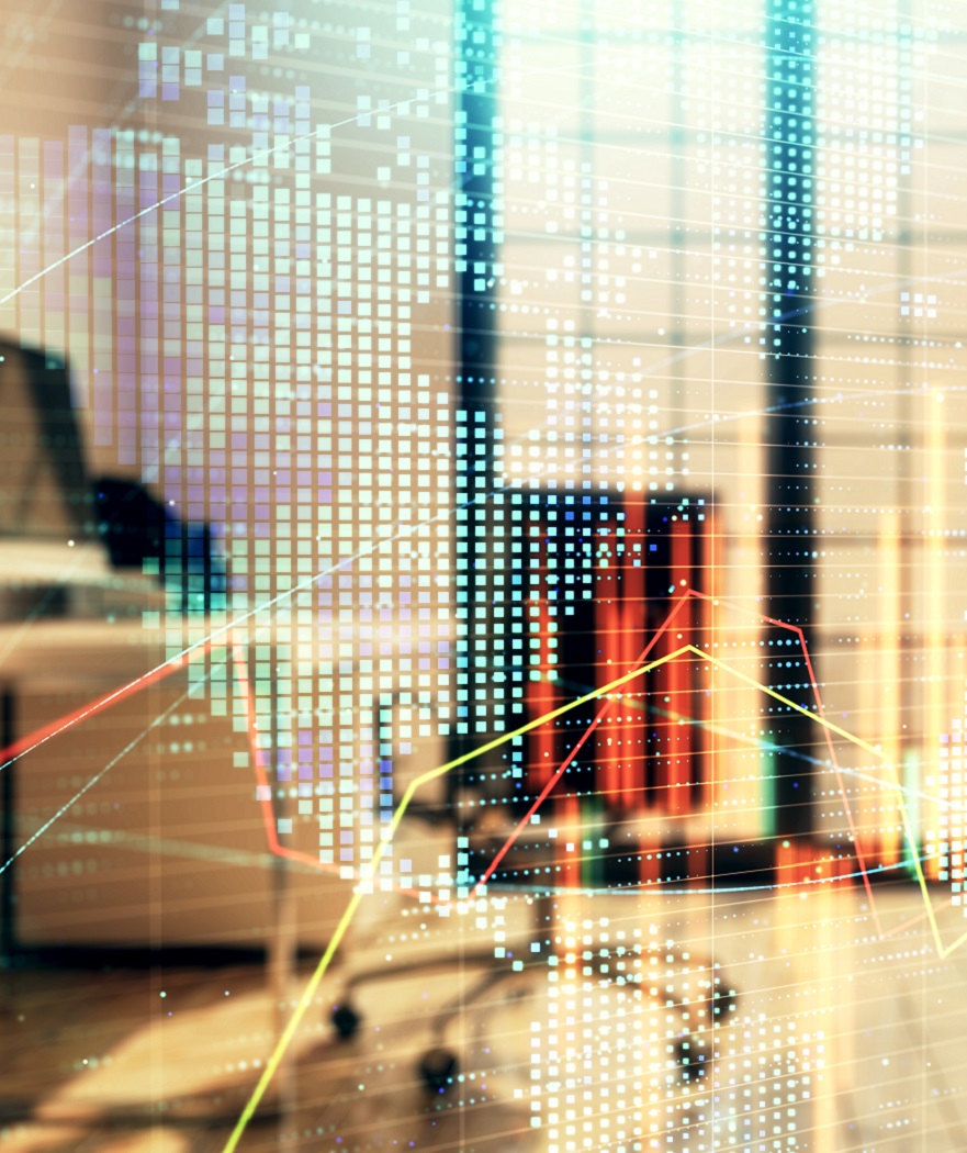 Abstrakt visualisering af data og analyse over et arbejdsmiljø